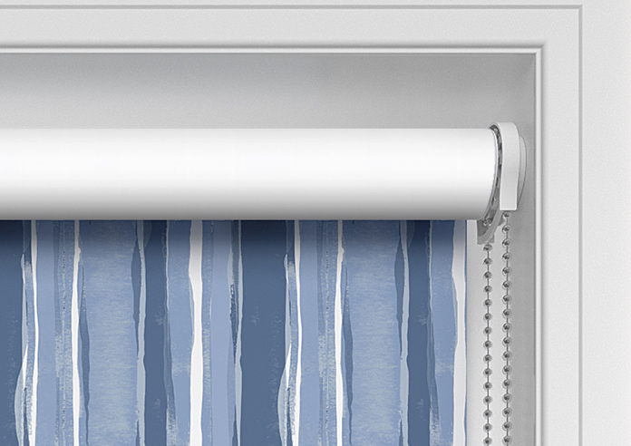Waterfall Stripe, Royal - Twist&Fit Roller Blind - Image 11
